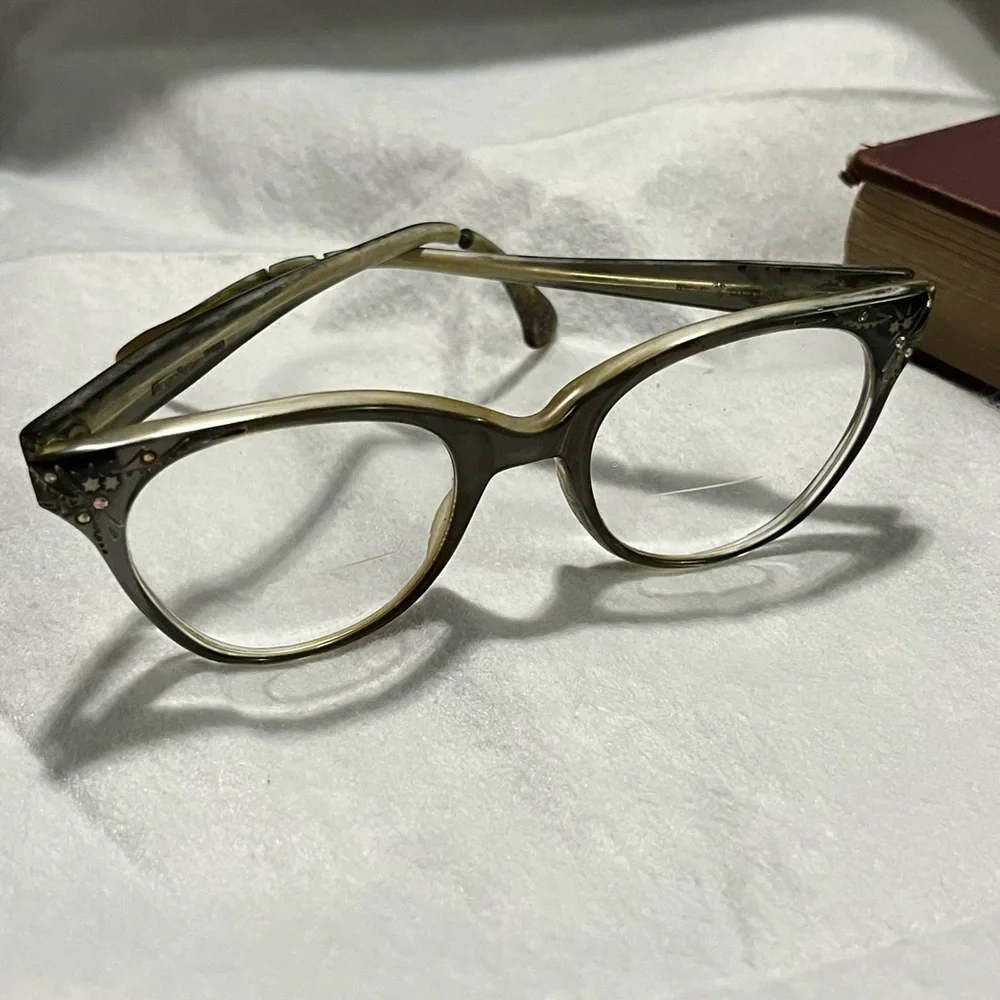 Vintage cat eye , frames made in France glasses